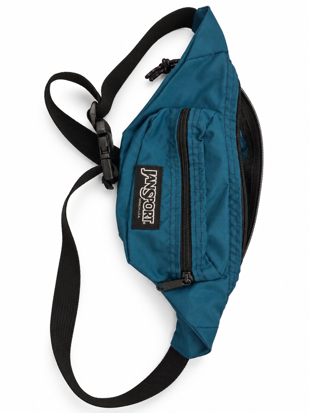 Jansport Teal Sling Belt Bag with Black Strap